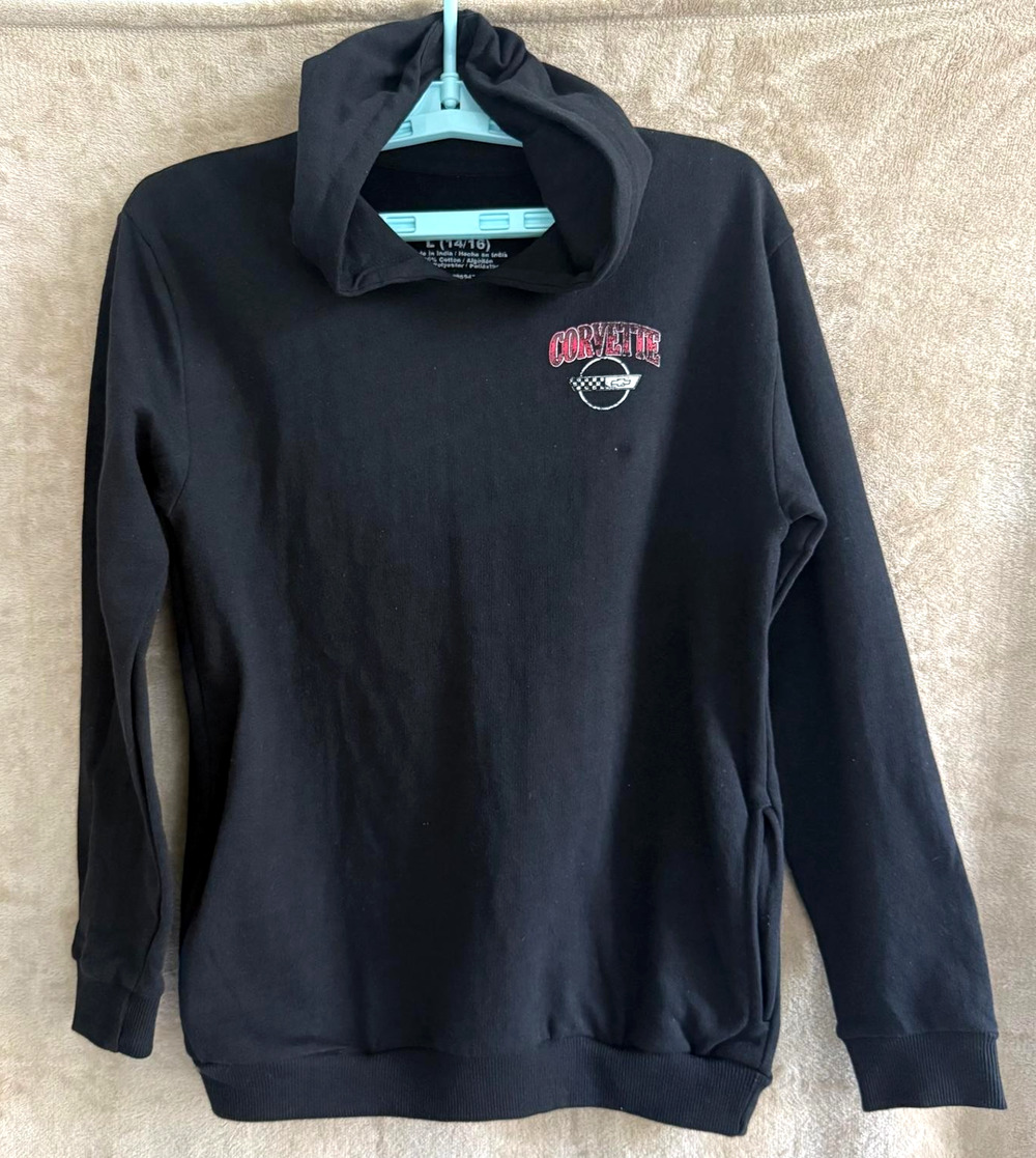 GM Chevrolet Corvette Performance ZR1 Chemistry black Youth Hoodie Sz L (14/16)
